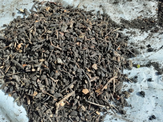Sieved residue